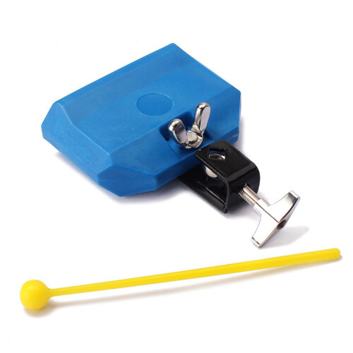 Blue Eco-friendly Plastic Percussion Instruments Block Latin Drum Kit