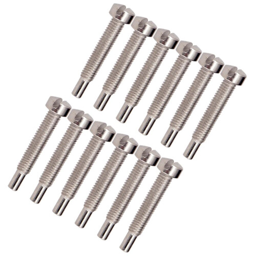 12 Pieces Electric Guitar Pickup Humbucker Polepiece Mounting Screws