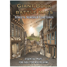 Streets, Sewers & Cemeteries: Giant Book of Battle Mats - Board Game