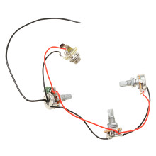 Set of Wiring Harness 2 Volume 1 Tone 500K for Jazz Bass Guitar Access