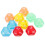 10pcs 12 Sided Dice D12 Polyhedral Dice Clear for Dungeons and Dragons 2