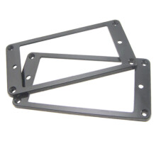 2pcs Plastic Flat Humbucker Pickup Mounting Frame for Electric Guitar