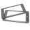 2pcs Plastic Flat Humbucker Pickup Mounting Frame for Electric Guitar 1