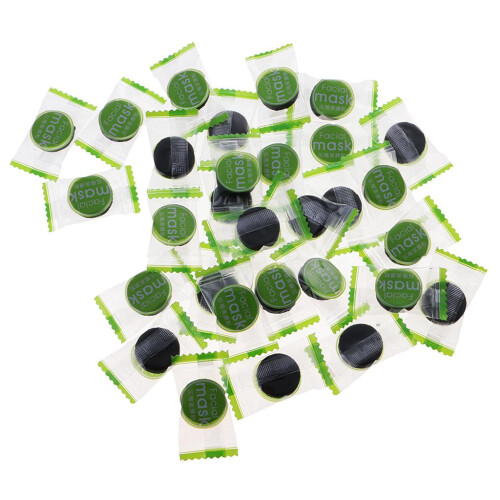 Facial Natural Bamboo Charcoal Fiber Face Care DIY Compressed Mask Pap