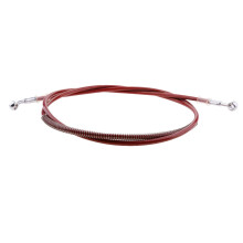 200cm Motorcycle Brake Clutch Throttle Cable Oil Hose Line Pipe Red