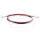200cm Motorcycle Brake Clutch Throttle Cable Oil Hose Line Pipe Red 1