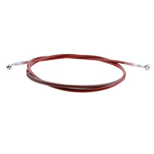 200cm Motorcycle Brake Clutch Throttle Cable Oil Hose Line Pipe Red