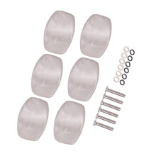 6 Pieces White Pearl Guitar Tuning Pegs keys Tuners Machine Heads