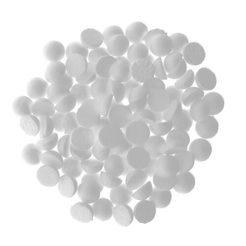 100pcs 20mm White Modelling Craft Polystyrene Foam Balls Hemispheres 1