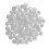 100pcs 20mm White Modelling Craft Polystyrene Foam Balls Hemispheres 3