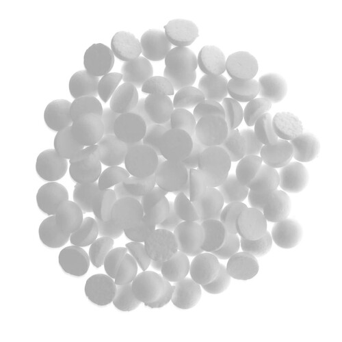 100pcs 20mm White Modelling Craft Polystyrene Foam Balls Hemispheres 2