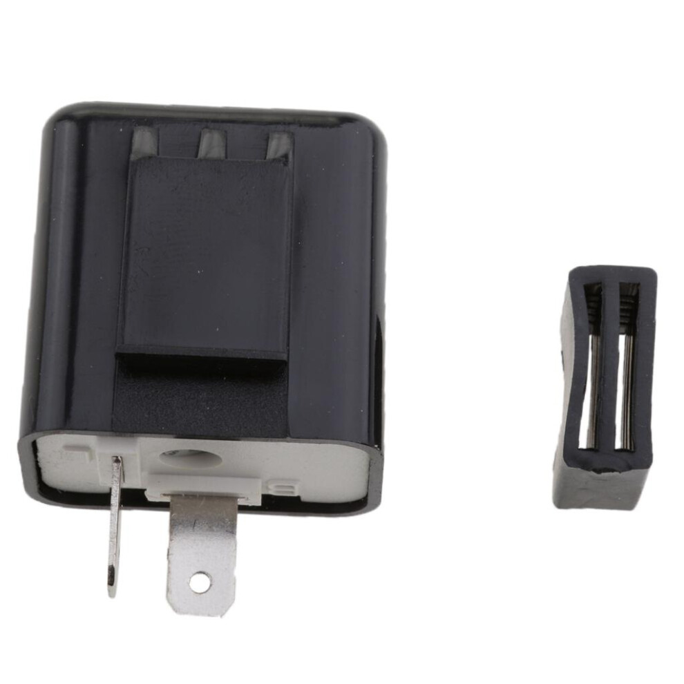 12V 2-Pin Adjustable Led Indicator Electronic Flasher Relay For Motorc 6901423383456