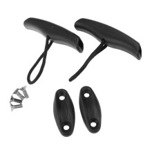 2 Pieces Canoe Kayak Boat Toggle Carry Grip Handle with Cord Rope Scre