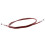 200cm Motorcycle Brake Clutch Throttle Cable Oil Hose Line Pipe Red 2