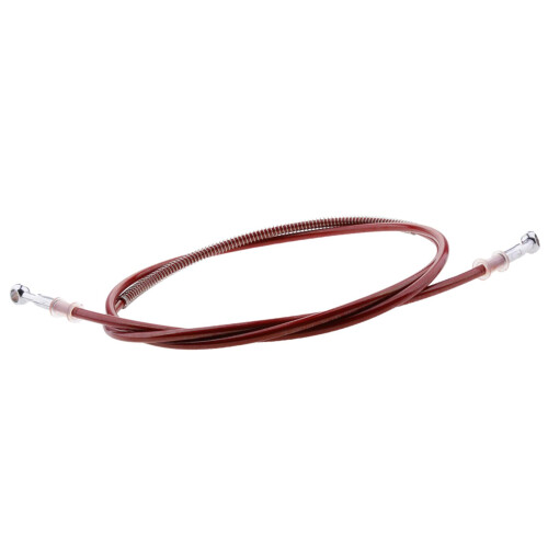200cm Motorcycle Brake Clutch Throttle Cable Oil Hose Line Pipe Red 1