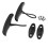 2 Pieces Canoe Kayak Boat Toggle Carry Grip Handle with Cord Rope Scre 3