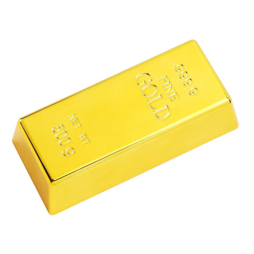 Fake Plastic Gold Bar Magic Prop Table Decoration Bullion Toy Party Pr 2