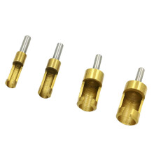 4 Set 8mm Shank Carbon Steel Wood Work Plug Cutter Drill Bits woodwork