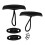 2 Pieces Canoe Kayak Boat Toggle Carry Grip Handle with Cord Rope Scre 2