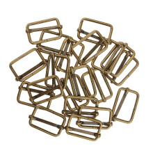 20 Pieces Metal Adjustable Buckle Connector for Bag Strap 25x16x2.8mm