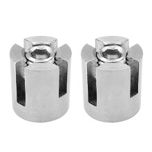 2 Pieces Stainless Steel 316 Marine Grade 3mm Wire Rope Trellis Cross