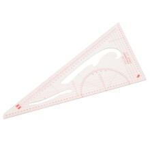 20.5x11cm Triangle Patchwork Ruler Drawing Template Scale Quilting Cra
