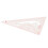 20.5x11cm Triangle Patchwork Ruler Drawing Template Scale Quilting Cra 2