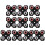 10 Pieces PCB Mount AV Concentric Outlet 4 RCA Female Socket Connector 1