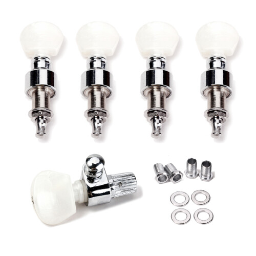 5 Pieces Banjo String Tuning Pegs Tuners Machine Heads with Bushing Sp 1