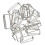 20 Pieces Metal Adjustable Buckle Connector for Bag Strap 38x16x2.8mm 2