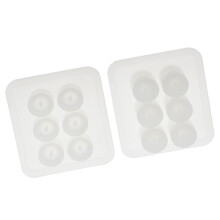 2pcs DIY Silicone Round Bead Mold Resin Earring Jewelery Making Moulds