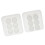 2pcs DIY Silicone Round Bead Mold Resin Earring Jewelery Making Moulds 1