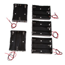 18650 Battery Case Holder, 5 Pcs 3-Slot x 3.7V DIY Battery Storage Box