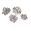 30 Sets Metal Snap Buttons Press Stud Popper Fasteners 15mm Sliver 2