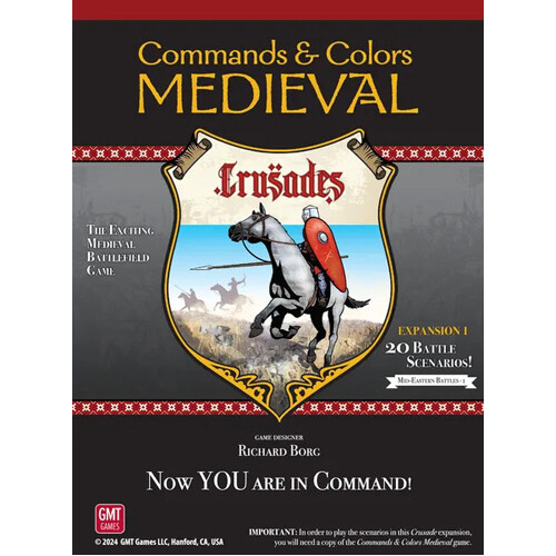 Asmodee Crusades Expansion 1: Commands & Colors Medieval - Board Game