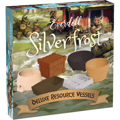 Asmodee Everdell: Silverfrost Deluxe Resource Vessels - Board Game