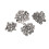 30 Sets Metal Snap Buttons Press Stud Popper Fasteners 15mm Sliver 1