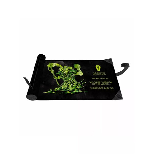 Asmodee Necron Codex Aligned Dice Scroll Premium Foil: Warhammer 40,000 - Board Game