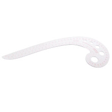 Hard Plastic Comma Shaped French Curve Ruler by Garment Sewing Supplie