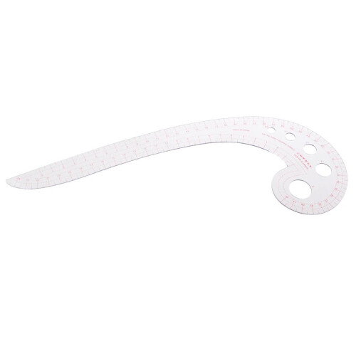 Hard Plastic Comma Shaped French Curve Ruler by Garment Sewing Supplie