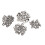 30 Sets Metal Snap Buttons Press Stud Popper Fasteners 15mm Sliver 3