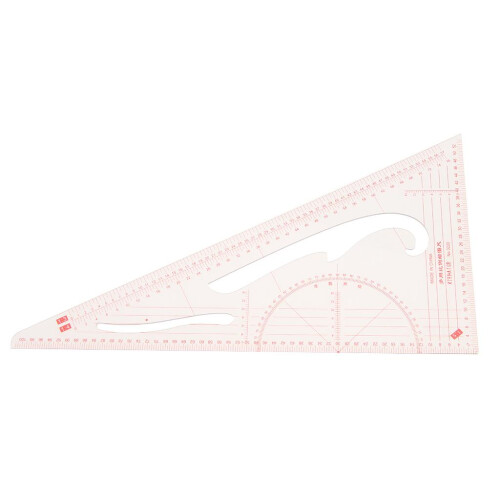20.5x11cm Triangle Patchwork Ruler Drawing Template Scale Quilting Cra 2