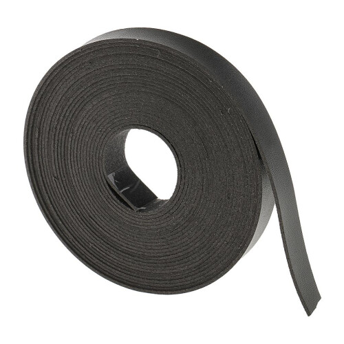 5 Meters Long DIY Crafts Leather Strap Strip 15mm Wide Black 1