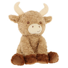 25cm Keeleco Baby Hamish Highland Cow