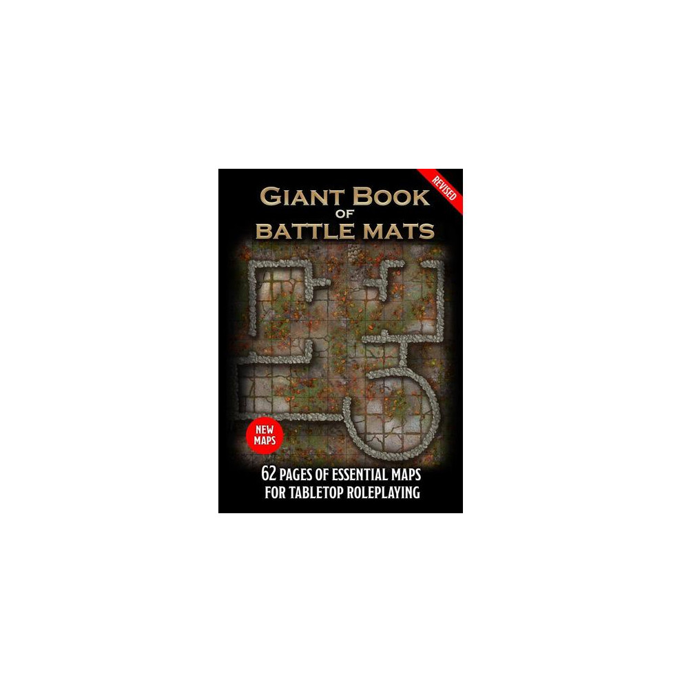 Asmodee Dragon Lairs And Dungeons: Giant Book Of Battle Mats - Board Game