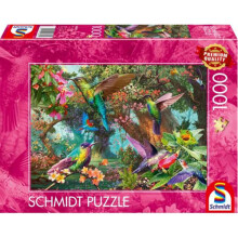 Hummingbirds in a Burst of Colour Puzzle - 1000 Pieces - Board Game