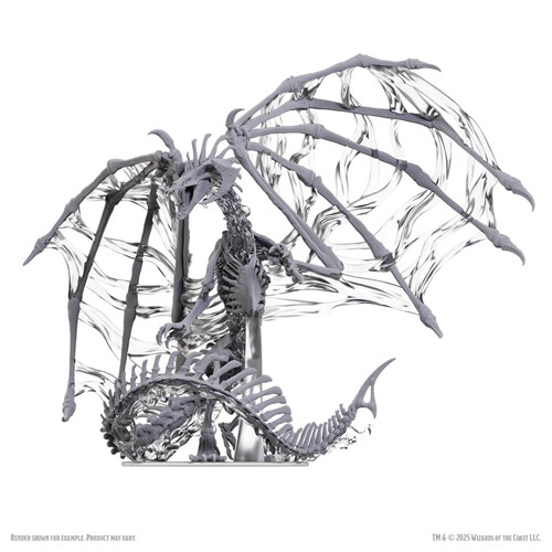 Marvel Black Dracolich Boxed Miniature: D&D Nolzur's Marvelous Unpainted Miniatures - Board Game