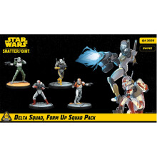 Asmodee Star Wars Shatterpoint Delta Squad, Form Up Squad Pack - Boss, Fixer, Sev & Scorch