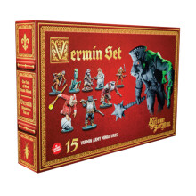 The Cats of Mont Saint Michel Vermin Miniatures Set - Board Game