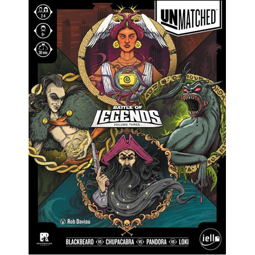 Asmodee Unmatched : Battle of Legends Vol.3 - Board Game